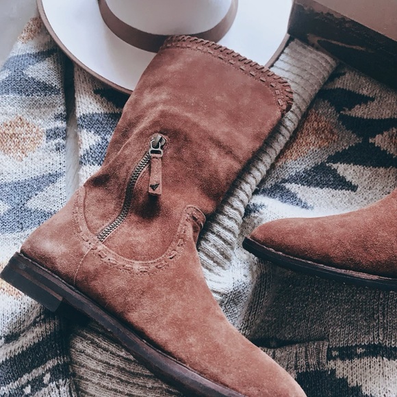 Trask teak suede western boots - Picture 2 of 8